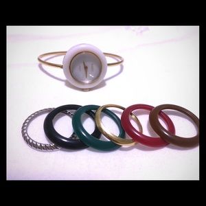 Vintage Gucci Gold Watch